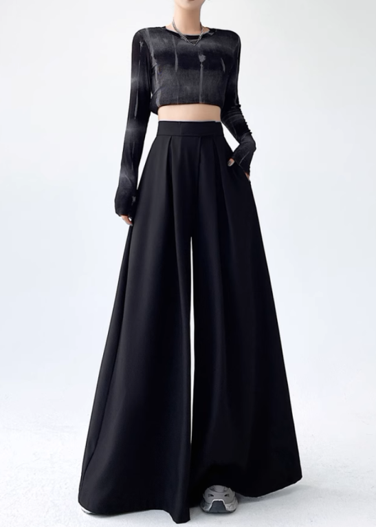 Wide Leg Velcro Pants