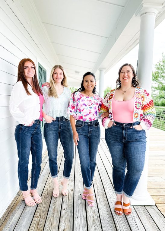 Tummy Control Cuffed Slim Fit Jeans
